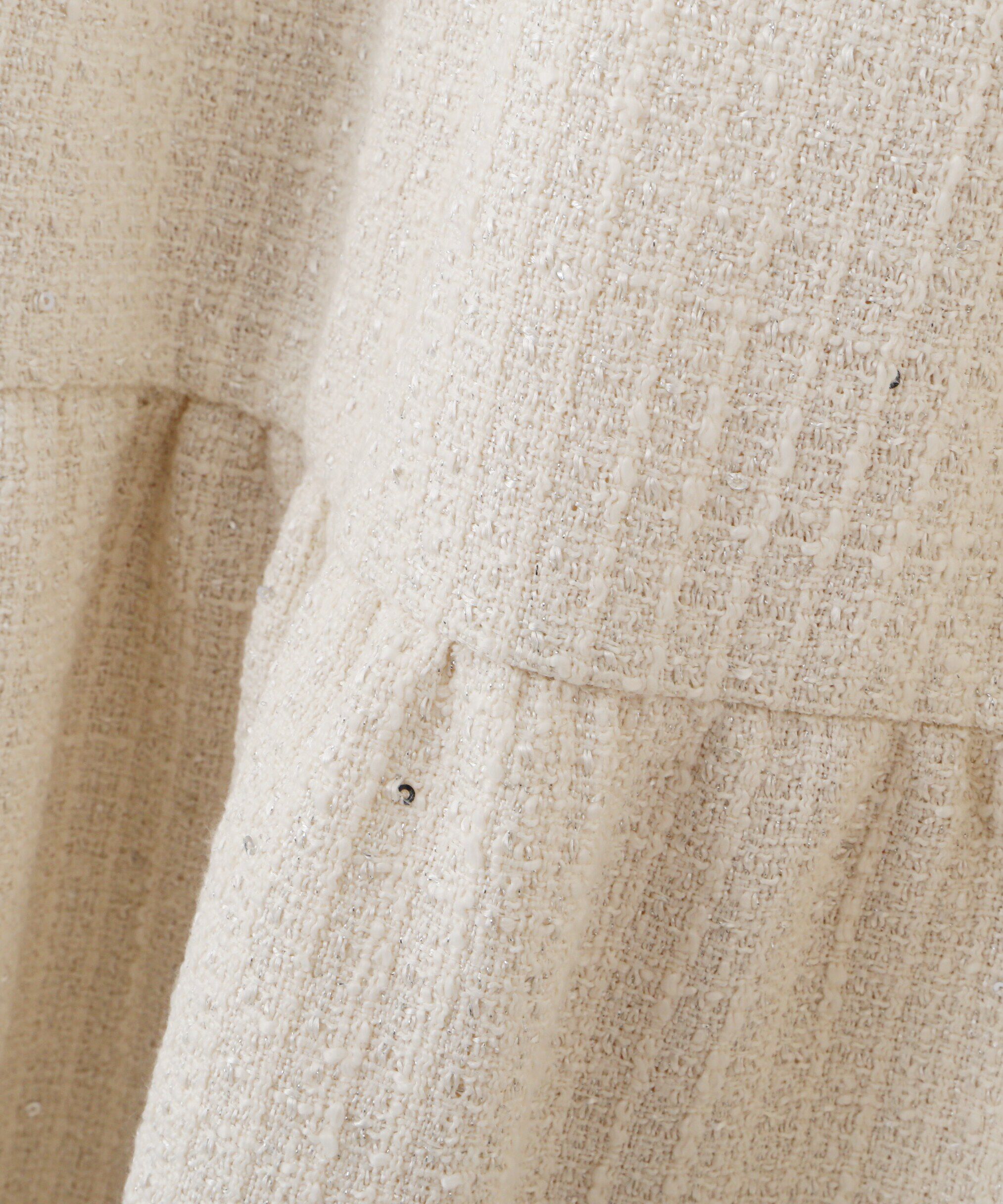 PROPORTION BODY DRESSING「ツイードティアードスカート」|スカート|