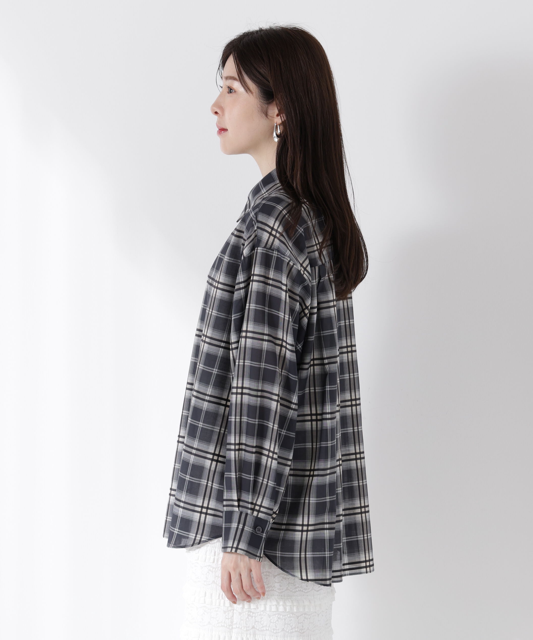 PROPORTION BODY DRESSING「シアーシャツ」|シャツ・ブラウス|