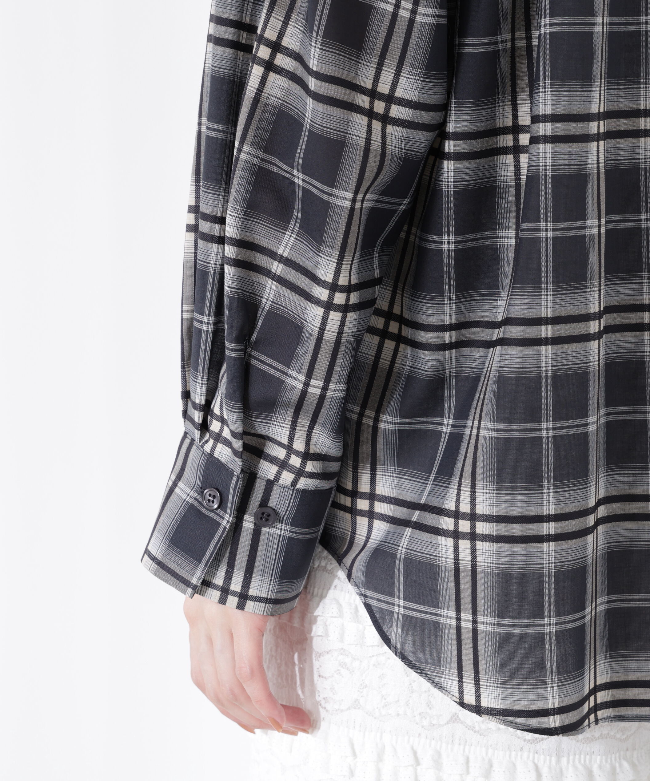 PROPORTION BODY DRESSING「シアーシャツ」|シャツ・ブラウス|