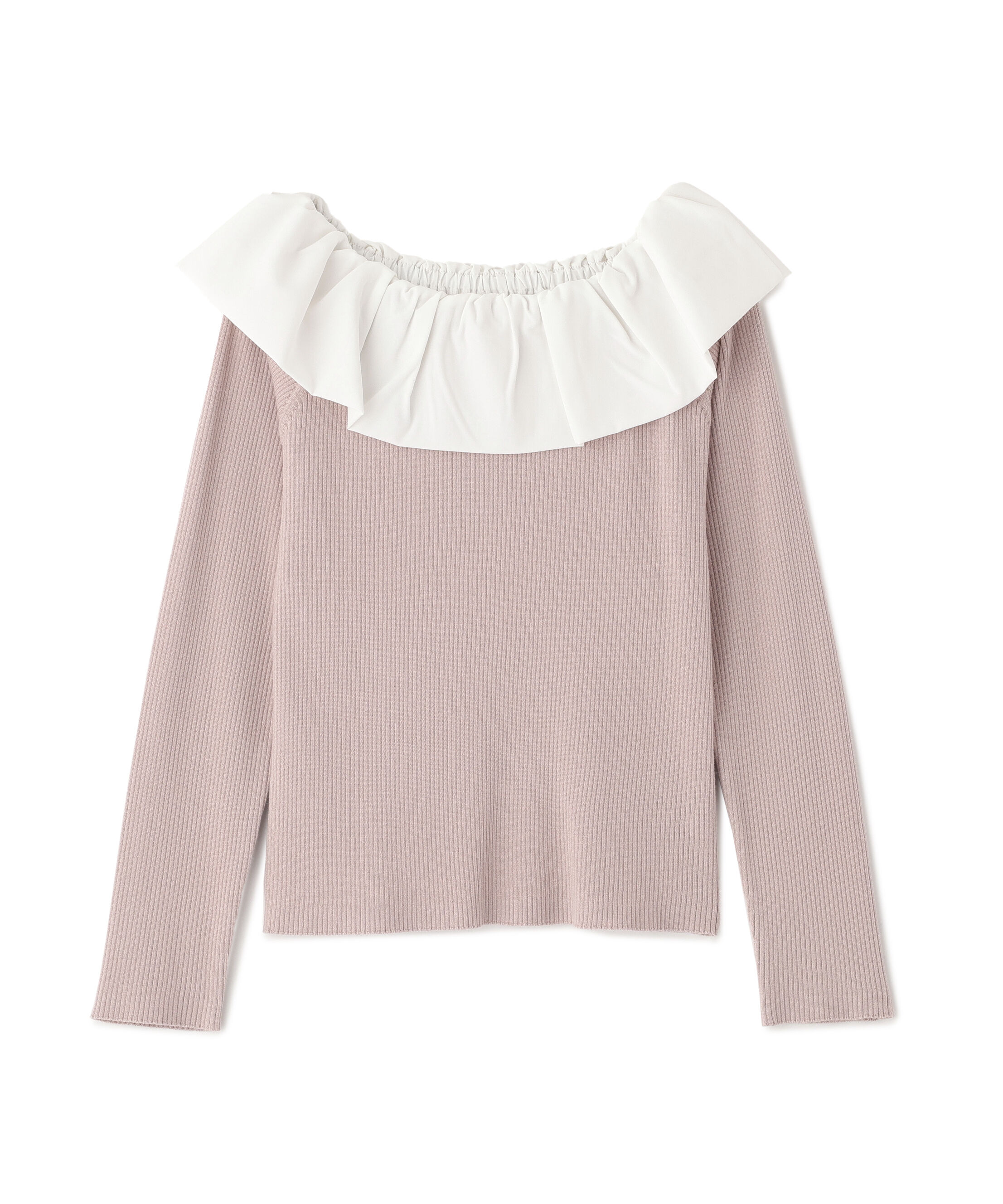 PROPORTION BODY DRESSING「フリルオフショル2wayニット 25AW」|ニット・セーター|