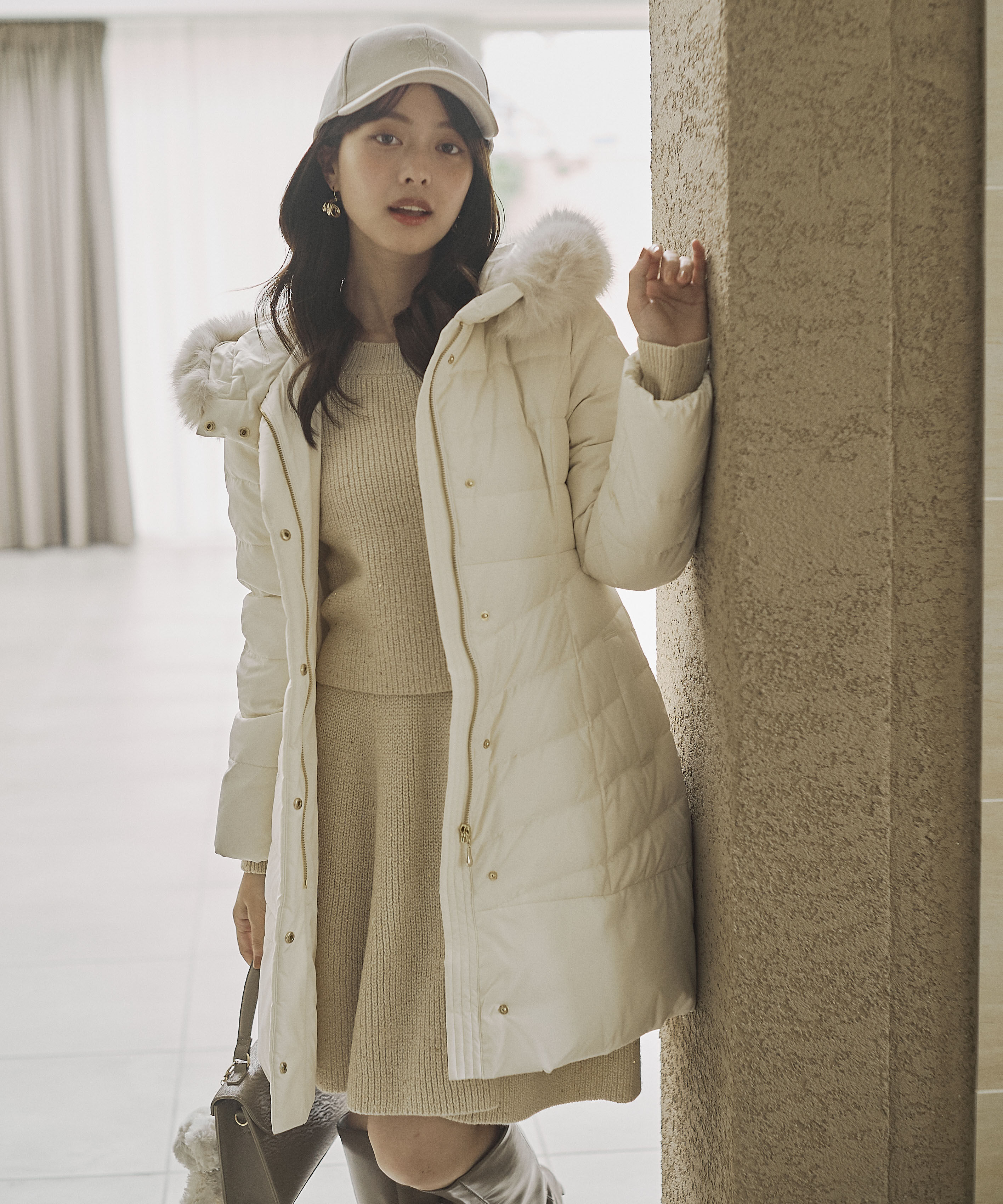 PROPORTION BODY DRESSING「ベルト付ダウン 25AW」|その他|