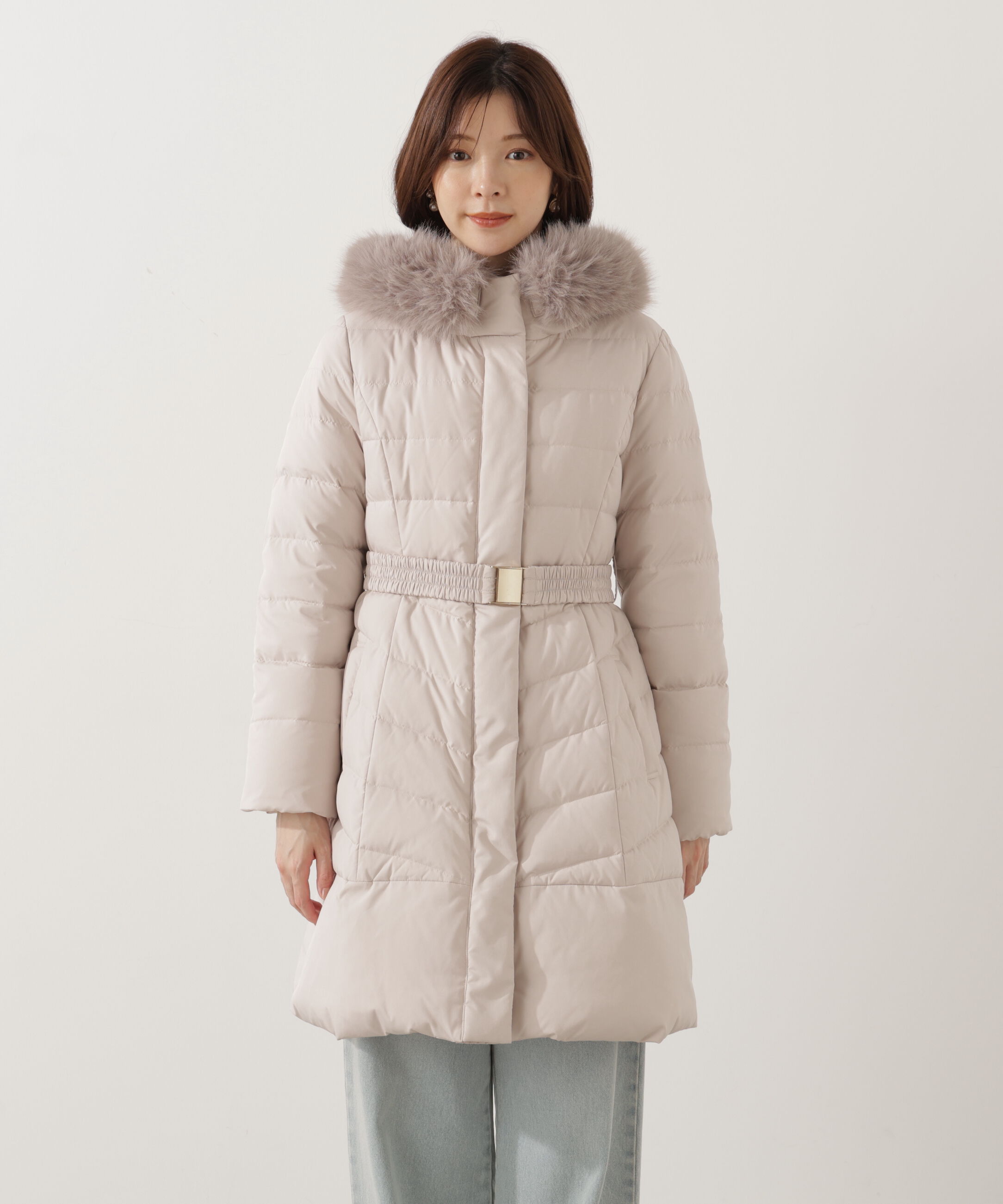 PROPORTION BODY DRESSING「ベルト付ダウン 25AW」|その他|