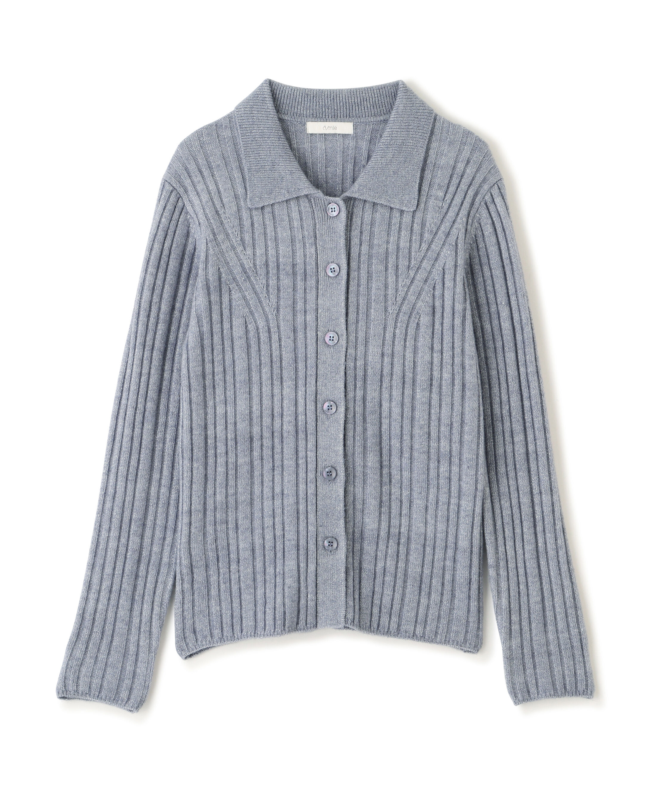 PROPORTION BODY DRESSING「カラーネックラメニット 25AW」|ニット・セーター|