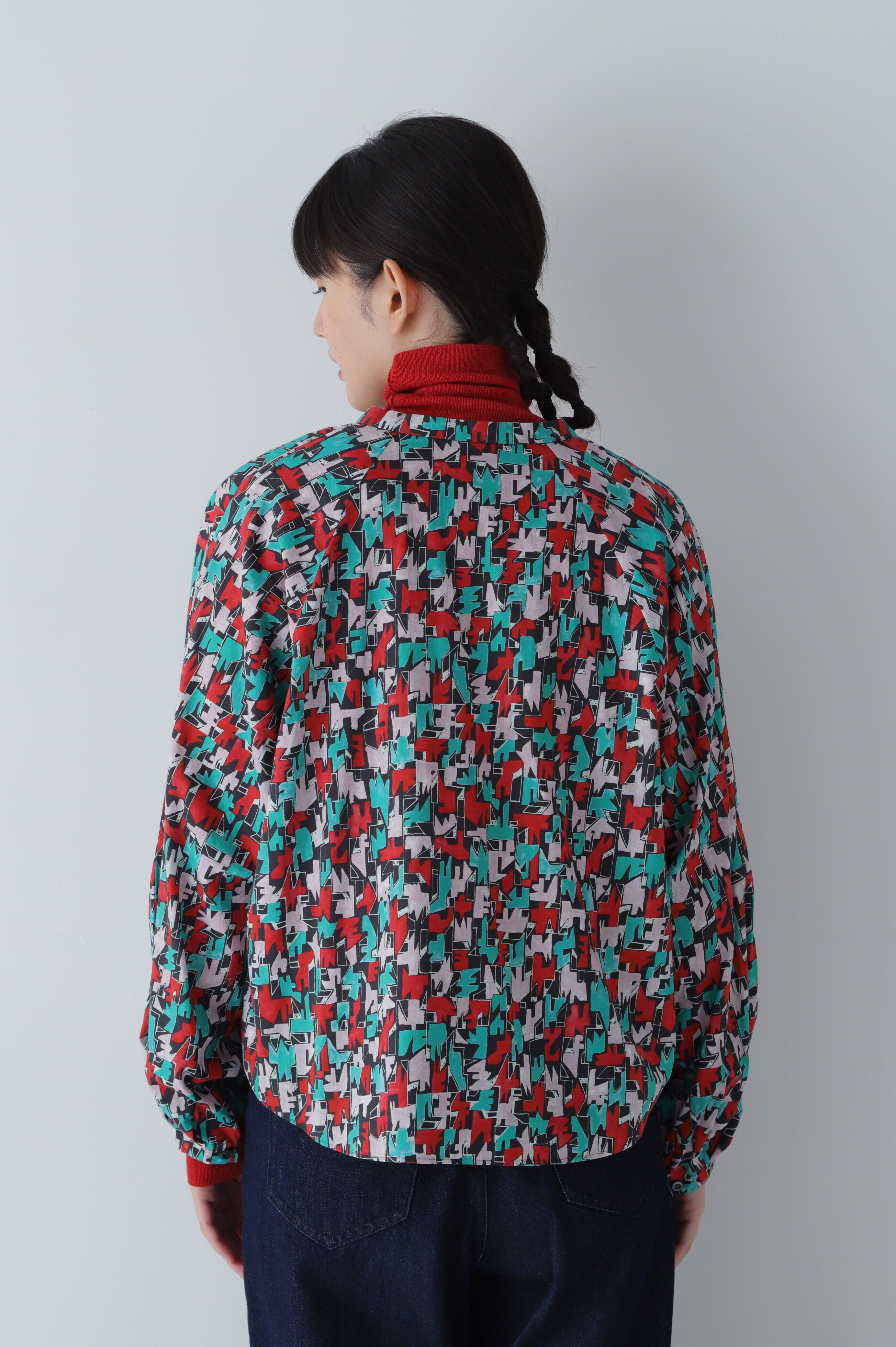  「◆アートプリント・コラボブラウス」|シャツ・ブラウス|