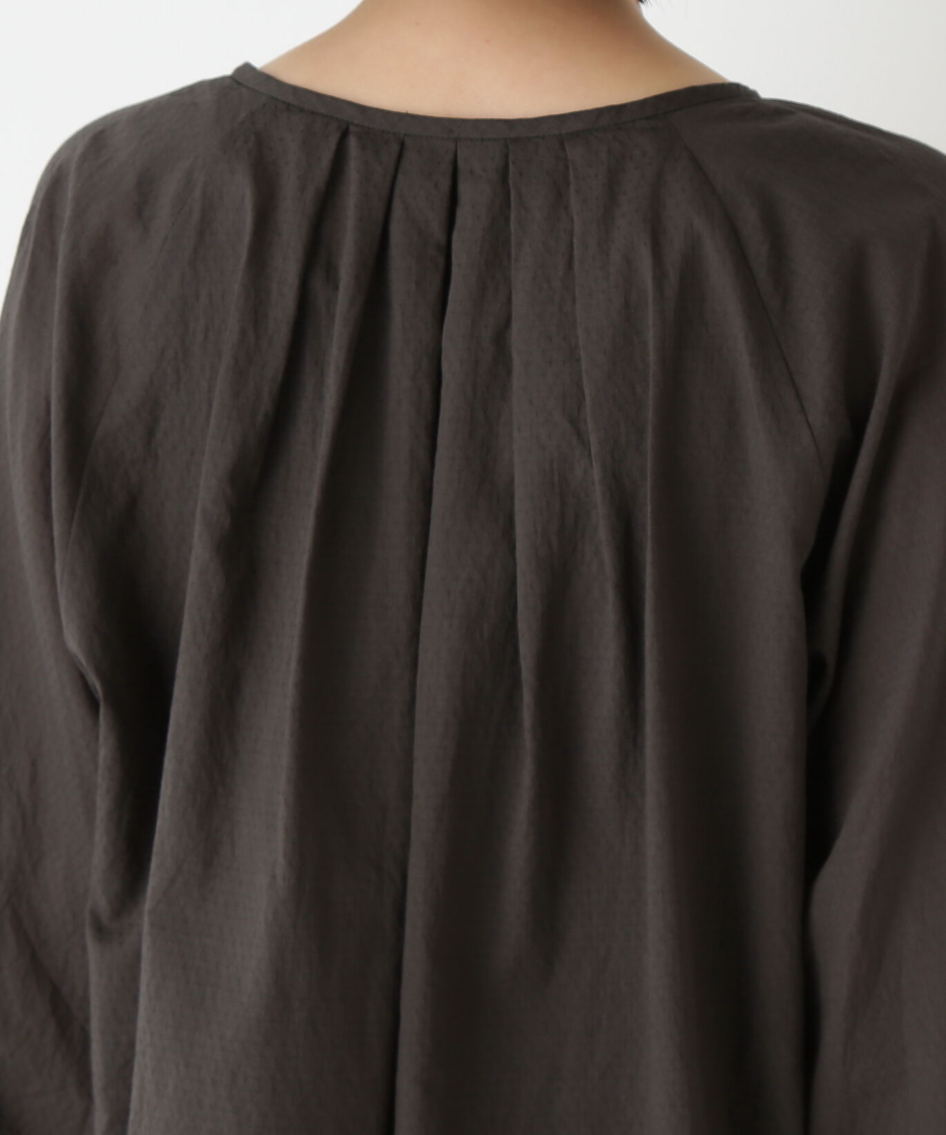  「◆ダイヤドットギャザーブラウス」|シャツ・ブラウス|