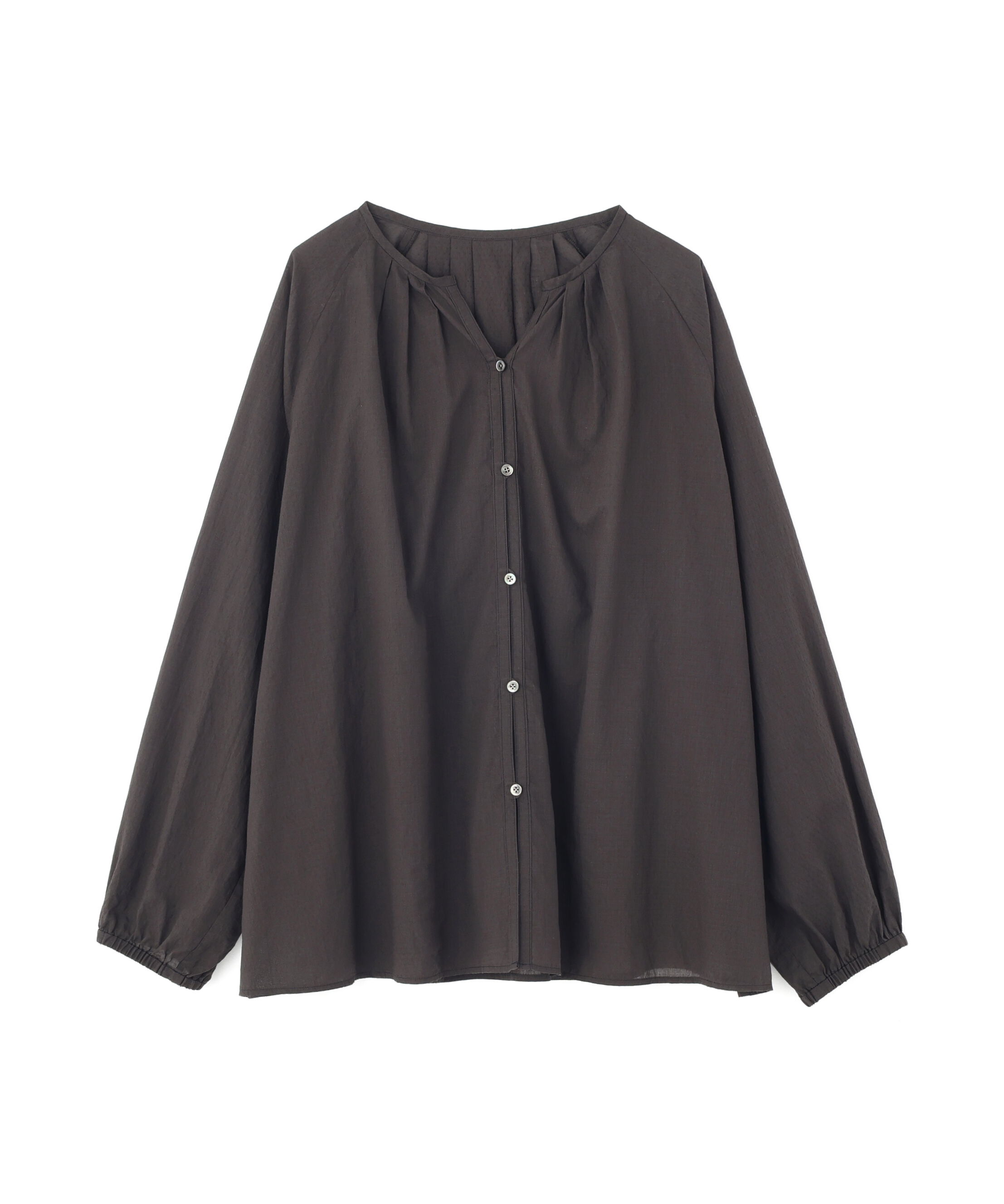  「◆ダイヤドットギャザーブラウス」|シャツ・ブラウス|