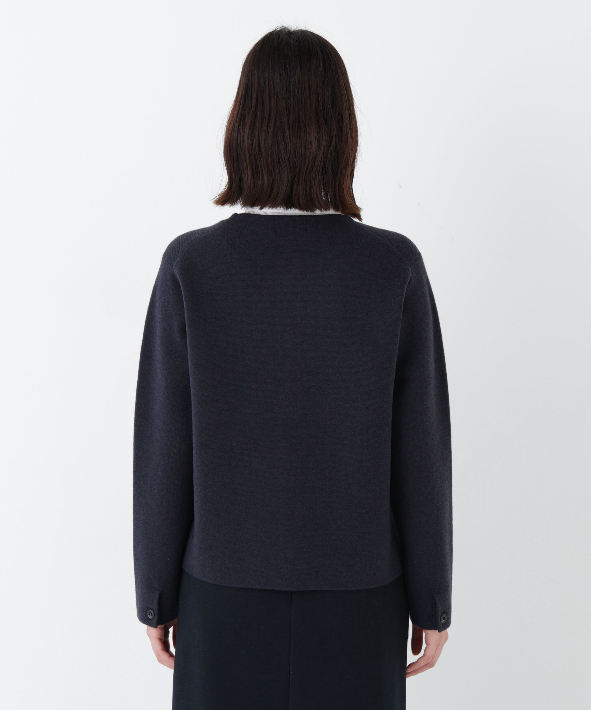  「◆ハイゲージミラノリブクルーネックジャケット」|その他|