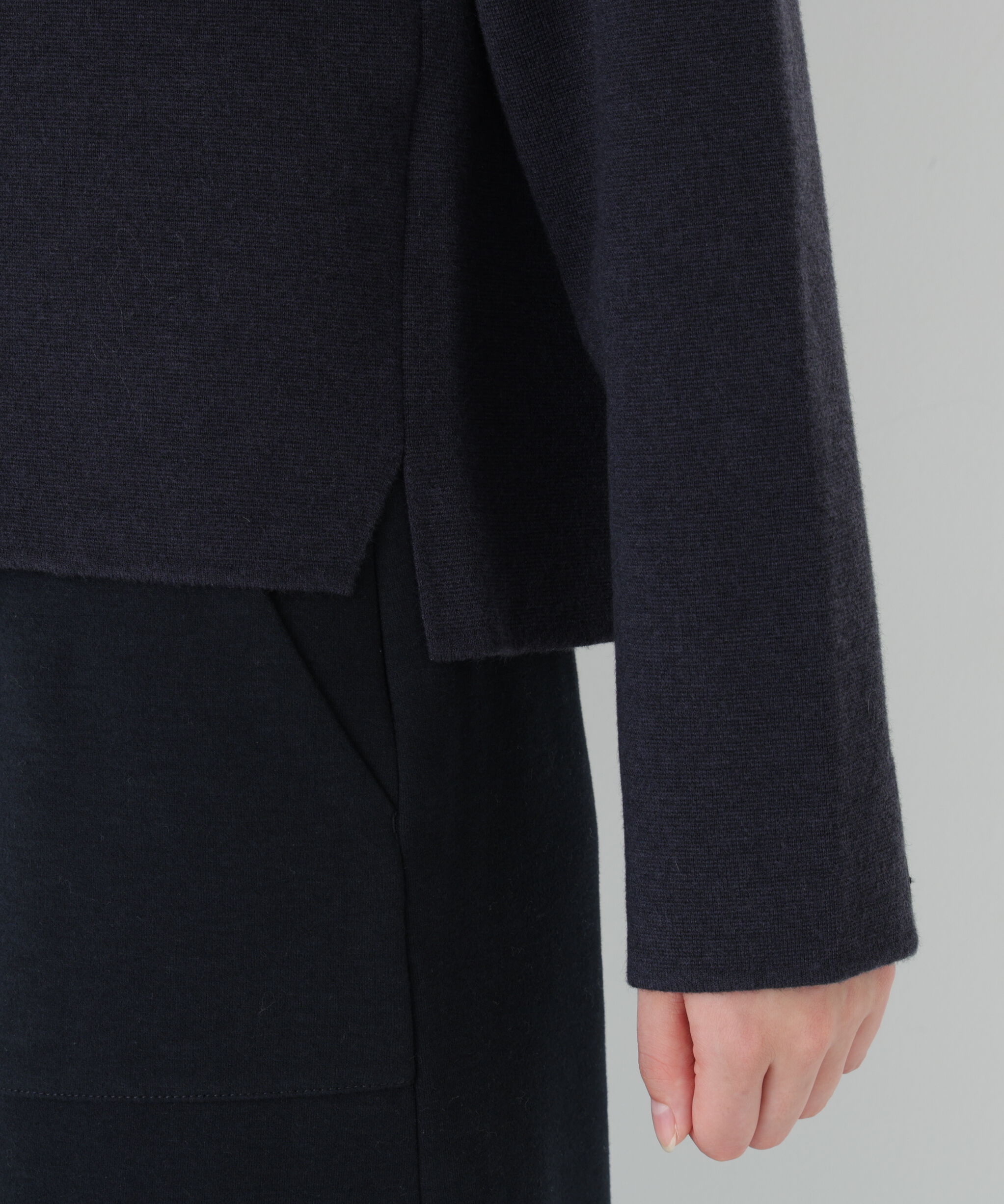  「◆ハイゲージミラノリブクルーネックジャケット」|その他|