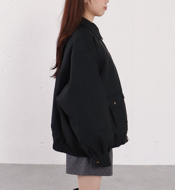 archives「ファー衿付中綿フェイクレザーブルゾン」|その他|