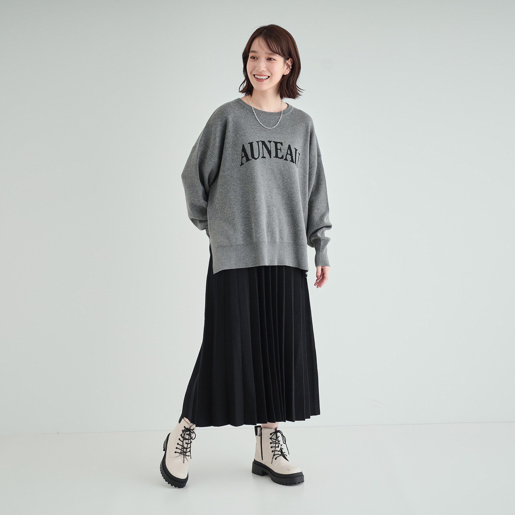 SHOO･LA･RUE「【高レビュー/洗える/セットアップ可】女性らしさ際立つ もちもちニットスカート」|スカート|