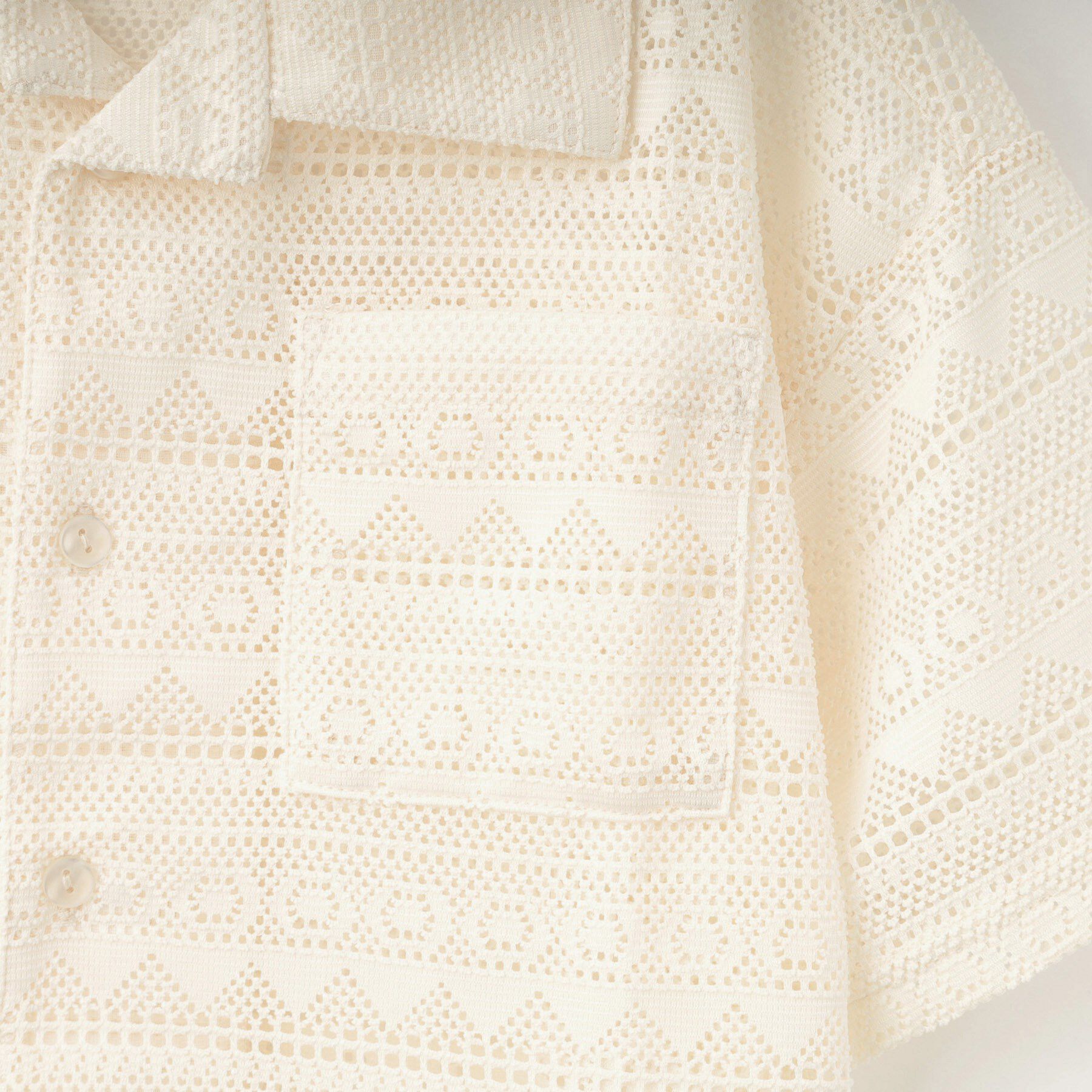 SHOO･LA･RUE「【130-150cm】レースシャツ」|シャツ・ブラウス|