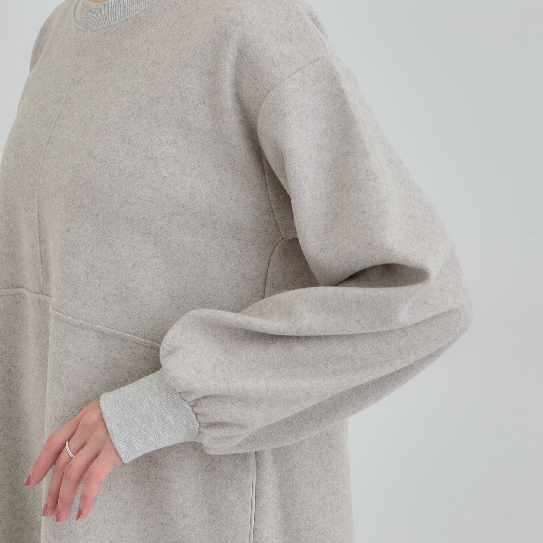 SHOO･LA･RUE「【あったか/S-LL】1枚で着られる Aラインワンピース」|ワンピース|