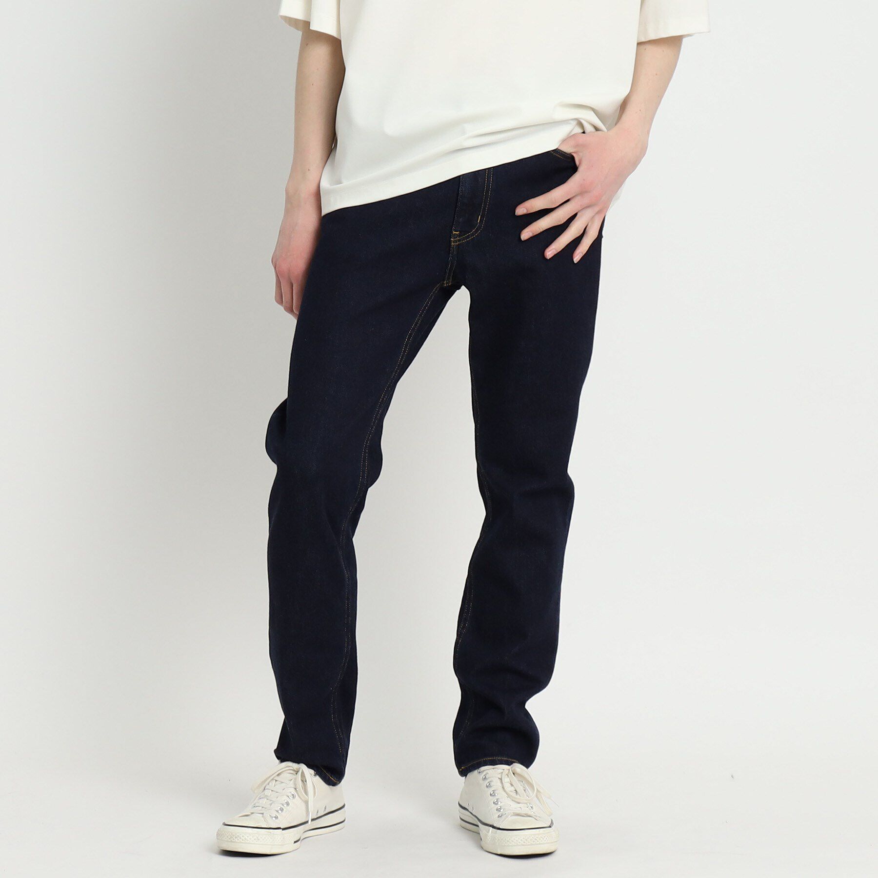 Dessin「【リンクコーデ・CALVERTON】デニムパンツ」|デニム|ネイビー(093)