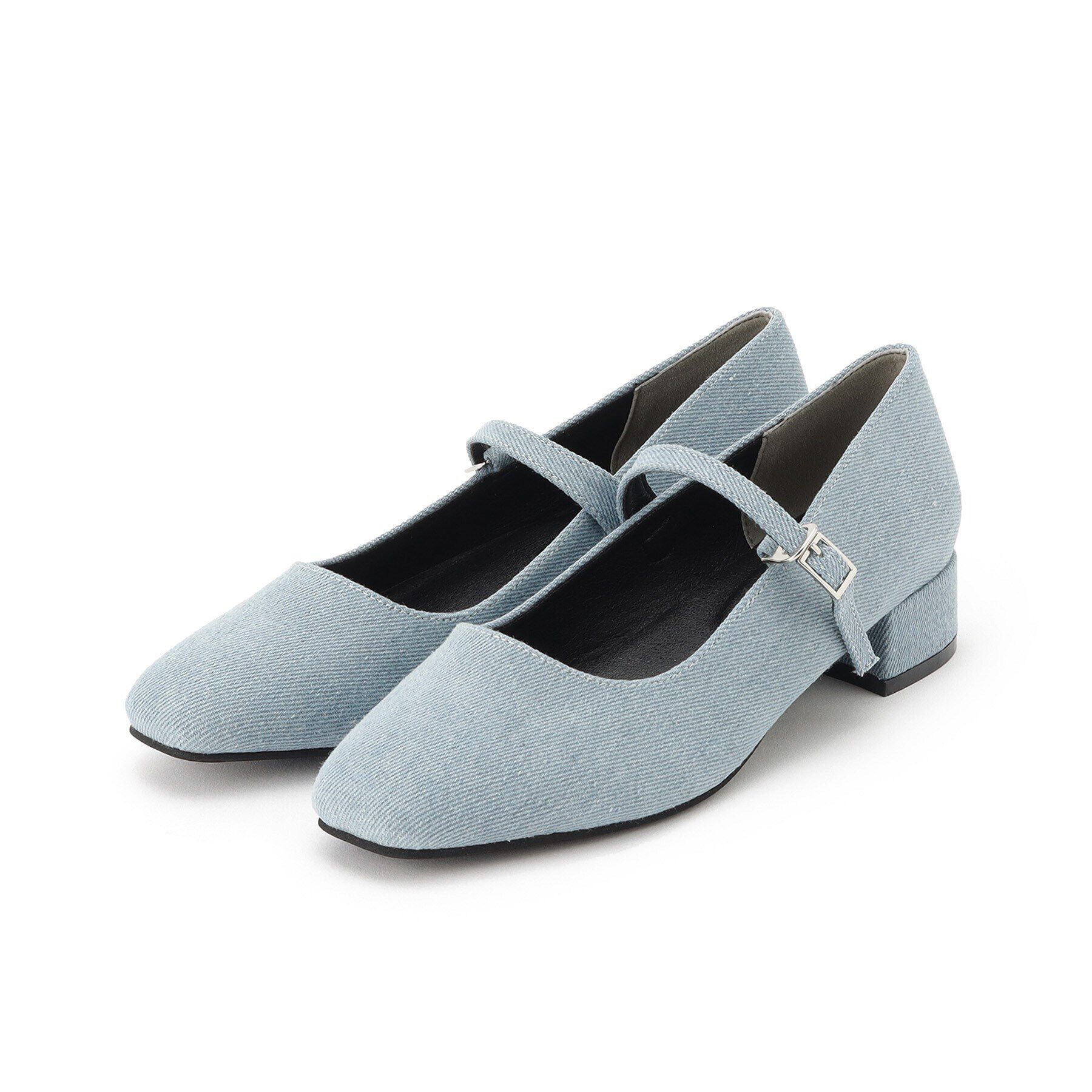 Dessin「スクエアトゥメリージェーンパンプス」|パンプス|ブルー(093)