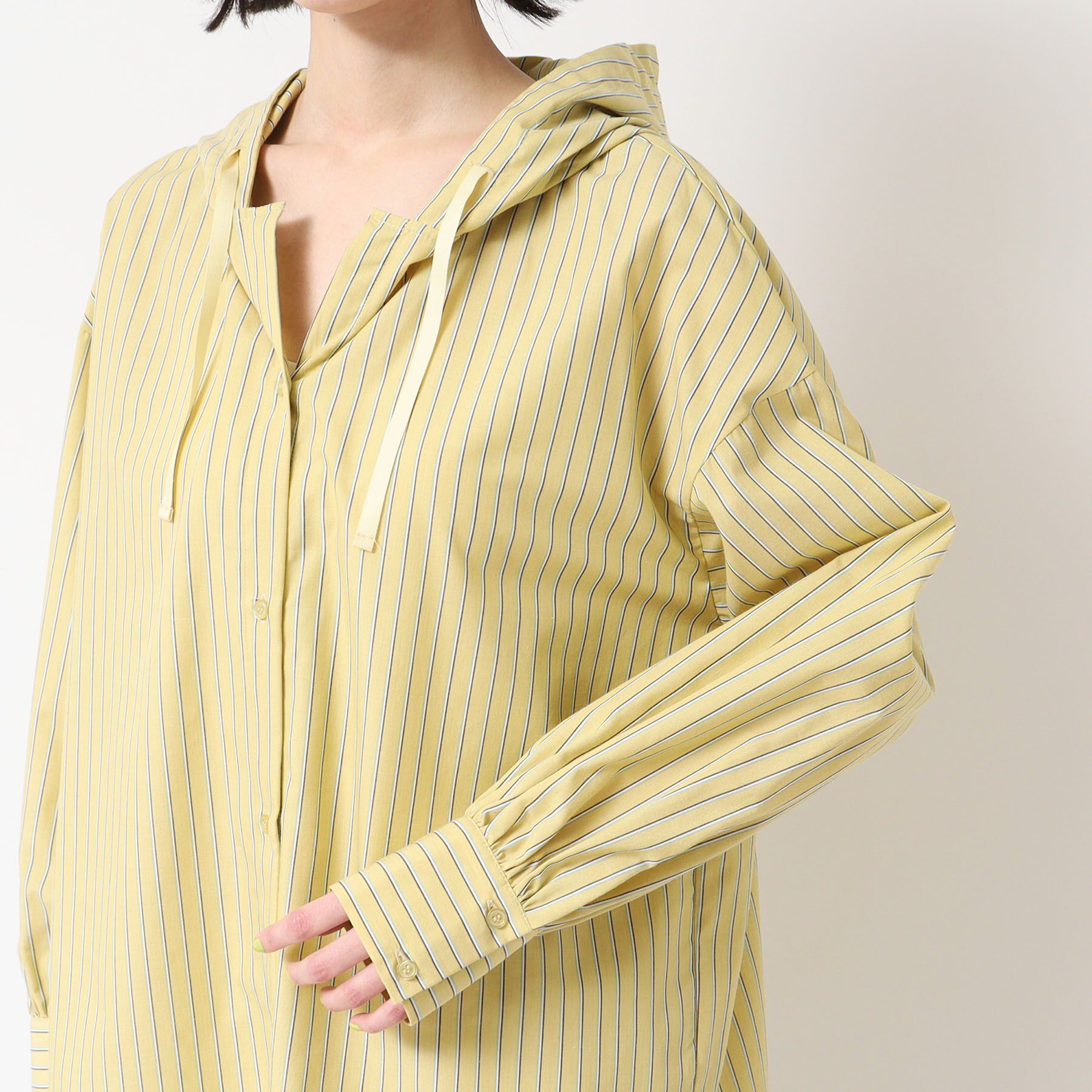 Dessin「【洗える・4サイズ展開】フーデットブラウス（XS～L）」|シャツ・ブラウス|