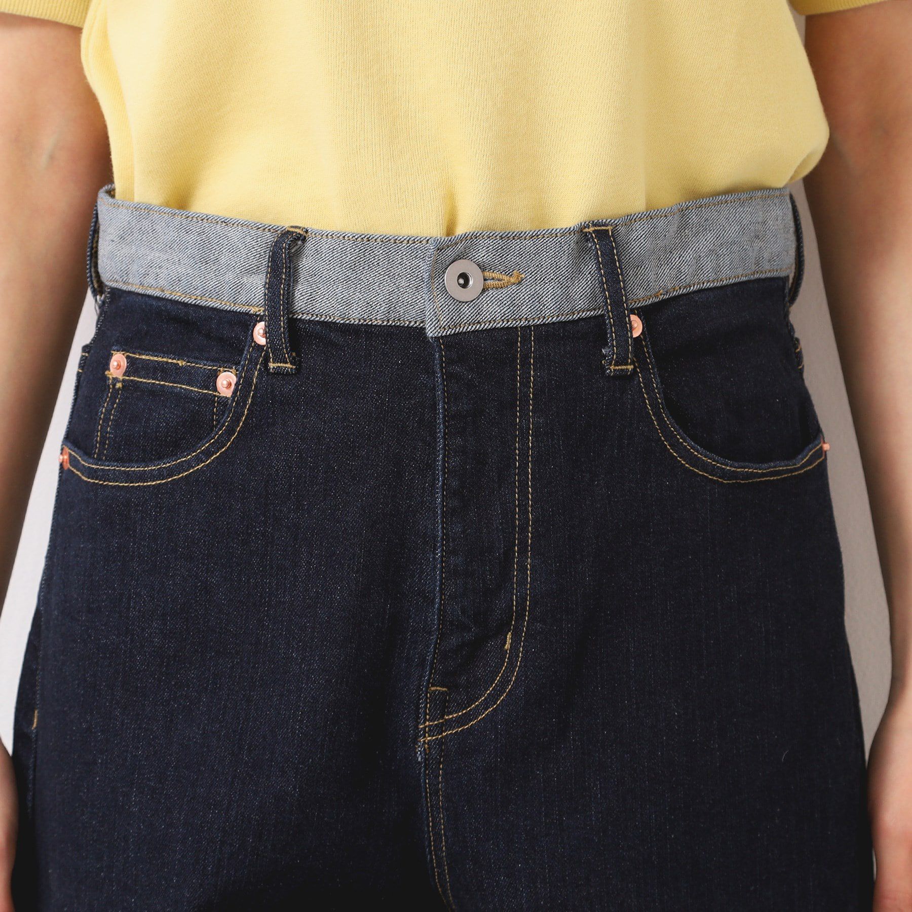 Dessin「【洗える】デニムカーブパンツ」|デニム|