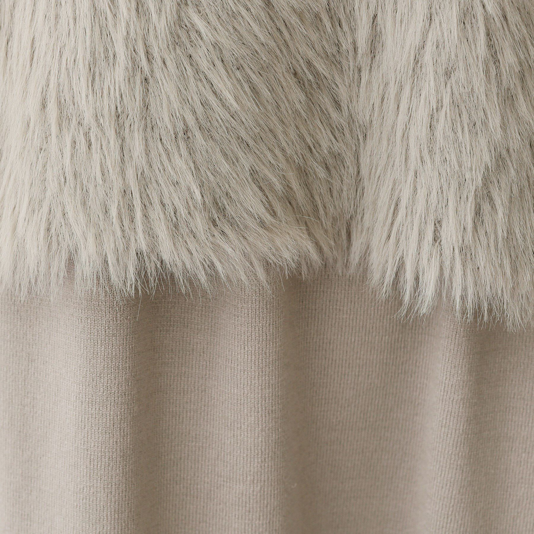 Dessin「【2点セット・洗える】シャギーベストニットワンピース」|スーツ|