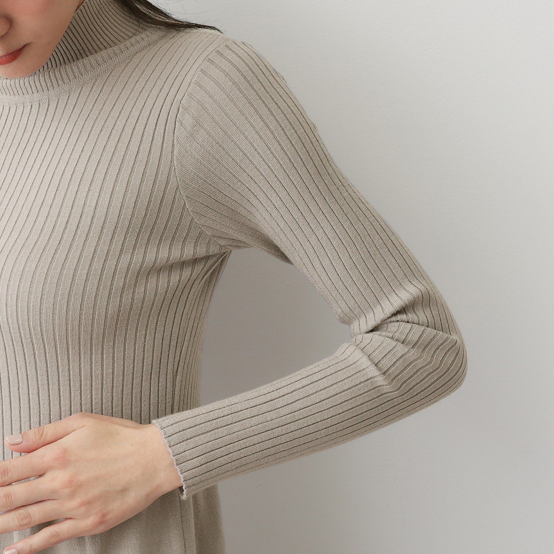 Dessin「【2点セット・洗える】シャギーベストニットワンピース」|スーツ|