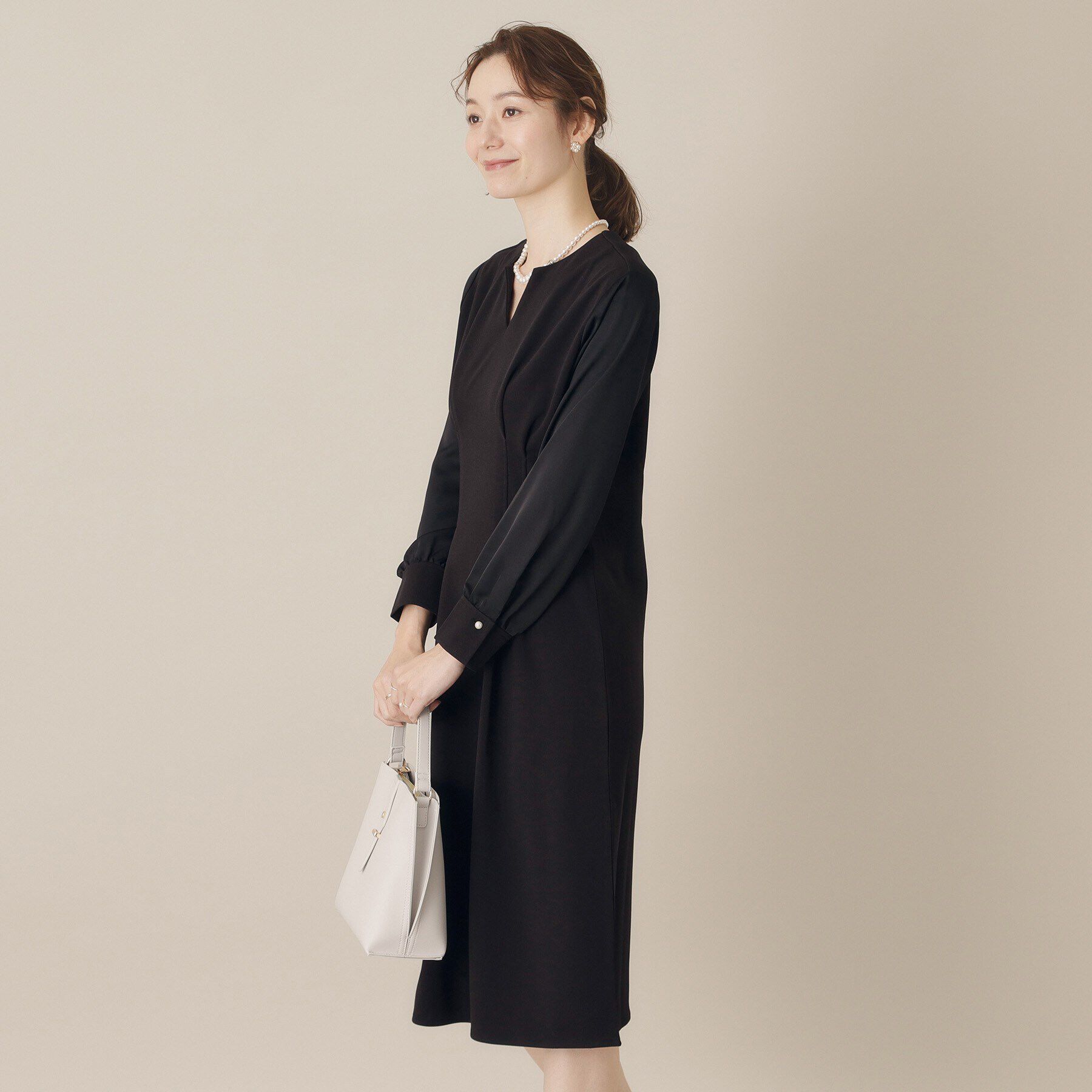 ITS&rsquo;DEMO「【通勤／手洗い可】カットジョーゼットワンピース」|ワンピース|