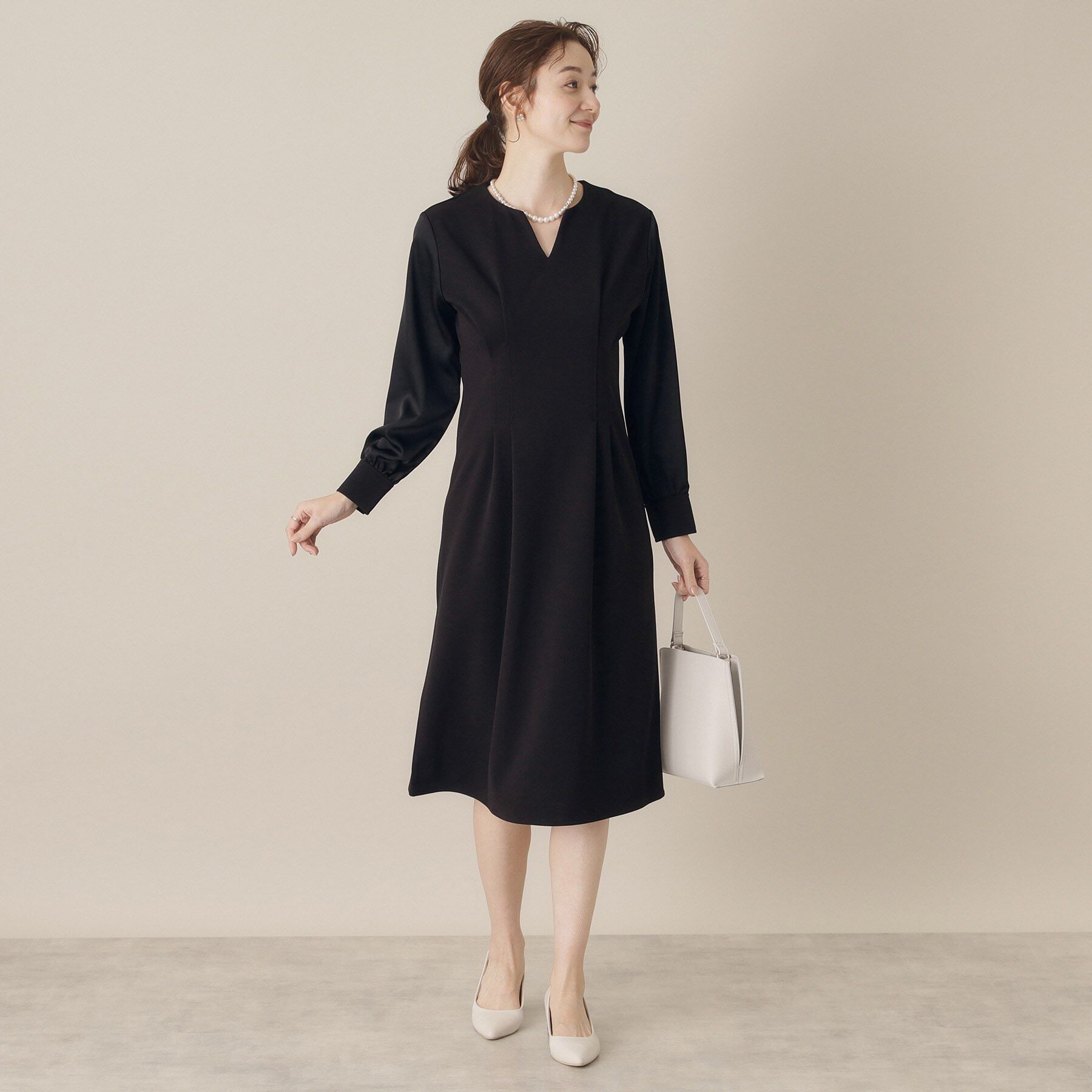 ITS&rsquo;DEMO「【通勤／手洗い可】カットジョーゼットワンピース」|ワンピース|