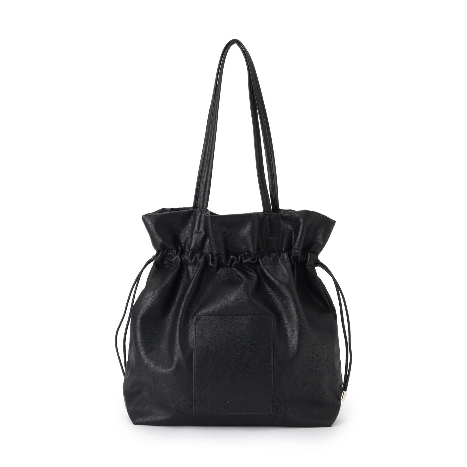 ITS&rsquo;DEMO「【A4対応】合皮巾着トート」|トートバッグ|