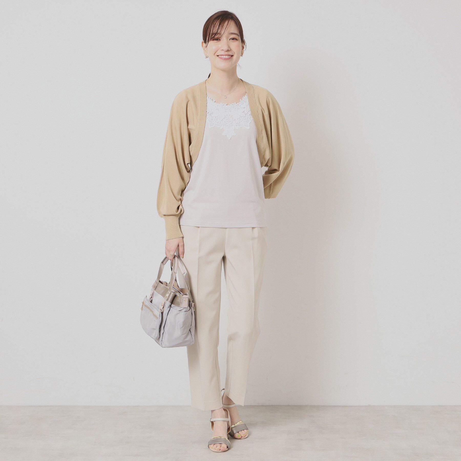 ITS&rsquo;DEMO「【UV／接触冷感／毛玉防止／手洗い可】ニットボレロ」|カーディガン|