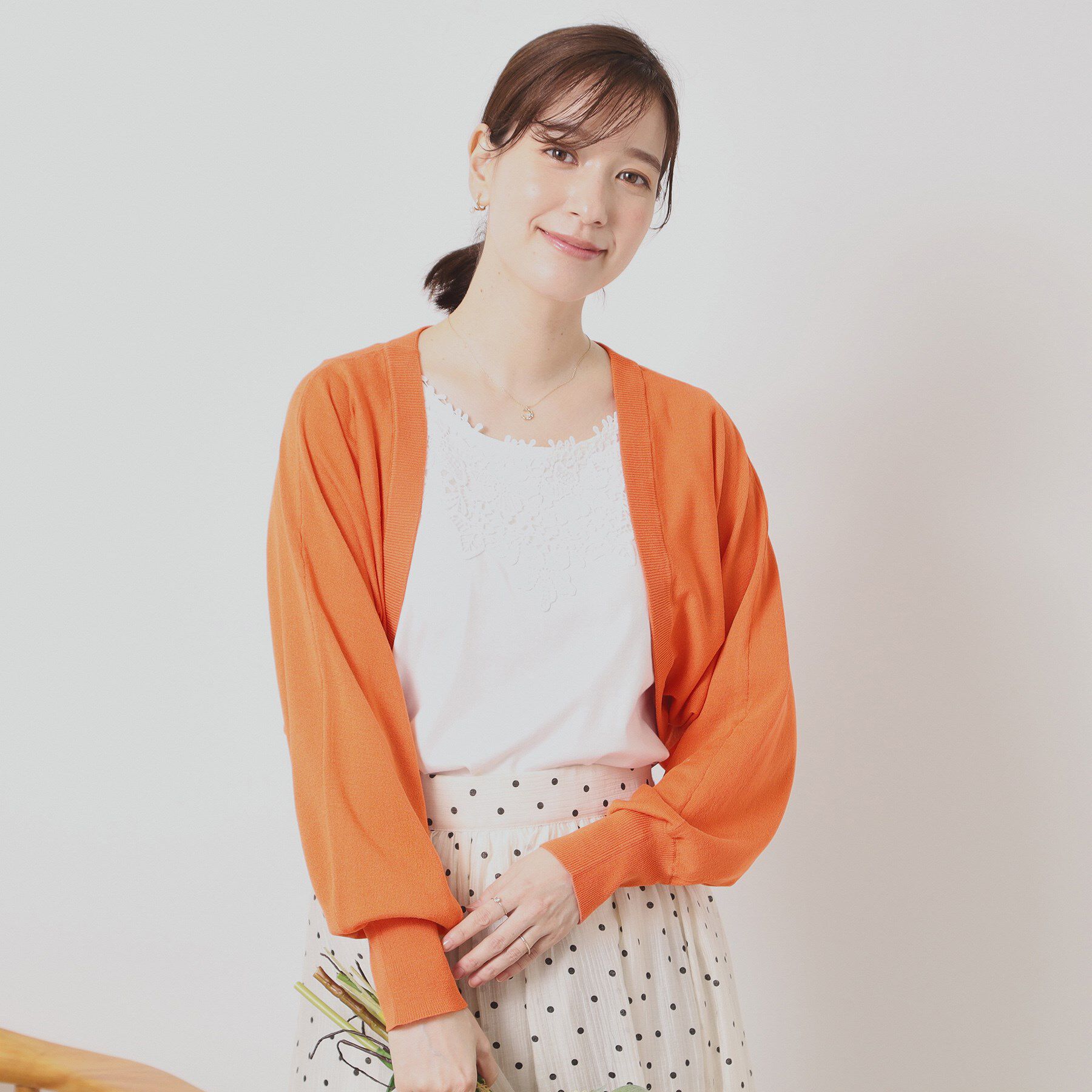 ITS&rsquo;DEMO「【UV／接触冷感／毛玉防止／手洗い可】ニットボレロ」|カーディガン|