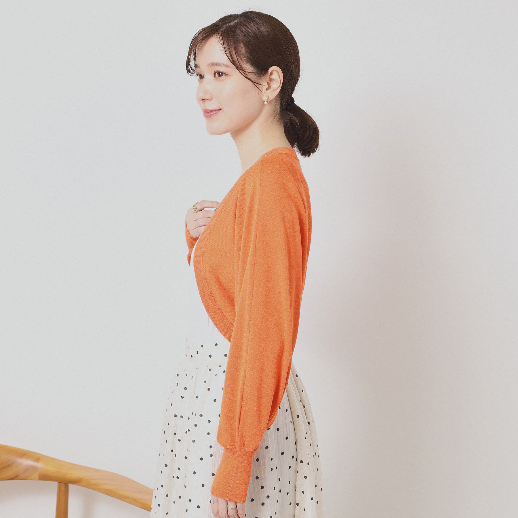 ITS&rsquo;DEMO「【UV／接触冷感／毛玉防止／手洗い可】ニットボレロ」|カーディガン|