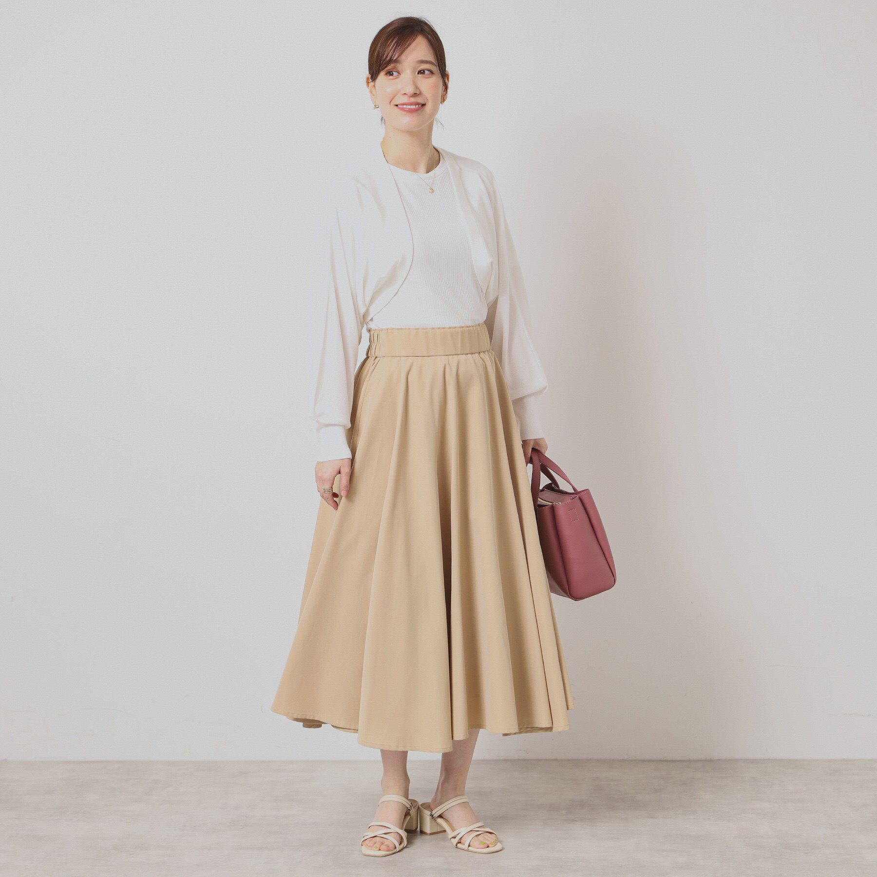 ITS&rsquo;DEMO「【UV／接触冷感／毛玉防止／手洗い可】ニットボレロ」|カーディガン|