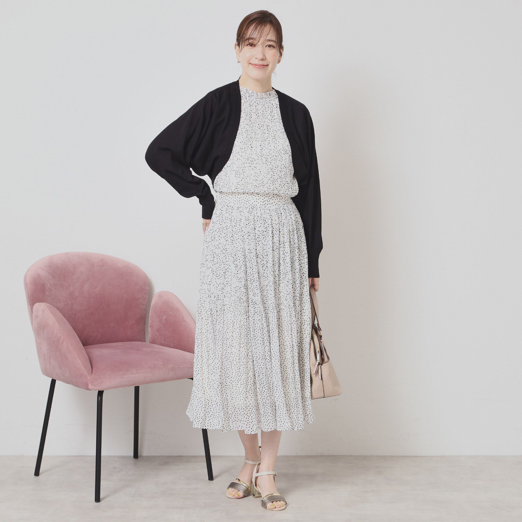 ITS&rsquo;DEMO「【UV／接触冷感／毛玉防止／手洗い可】ニットボレロ」|カーディガン|