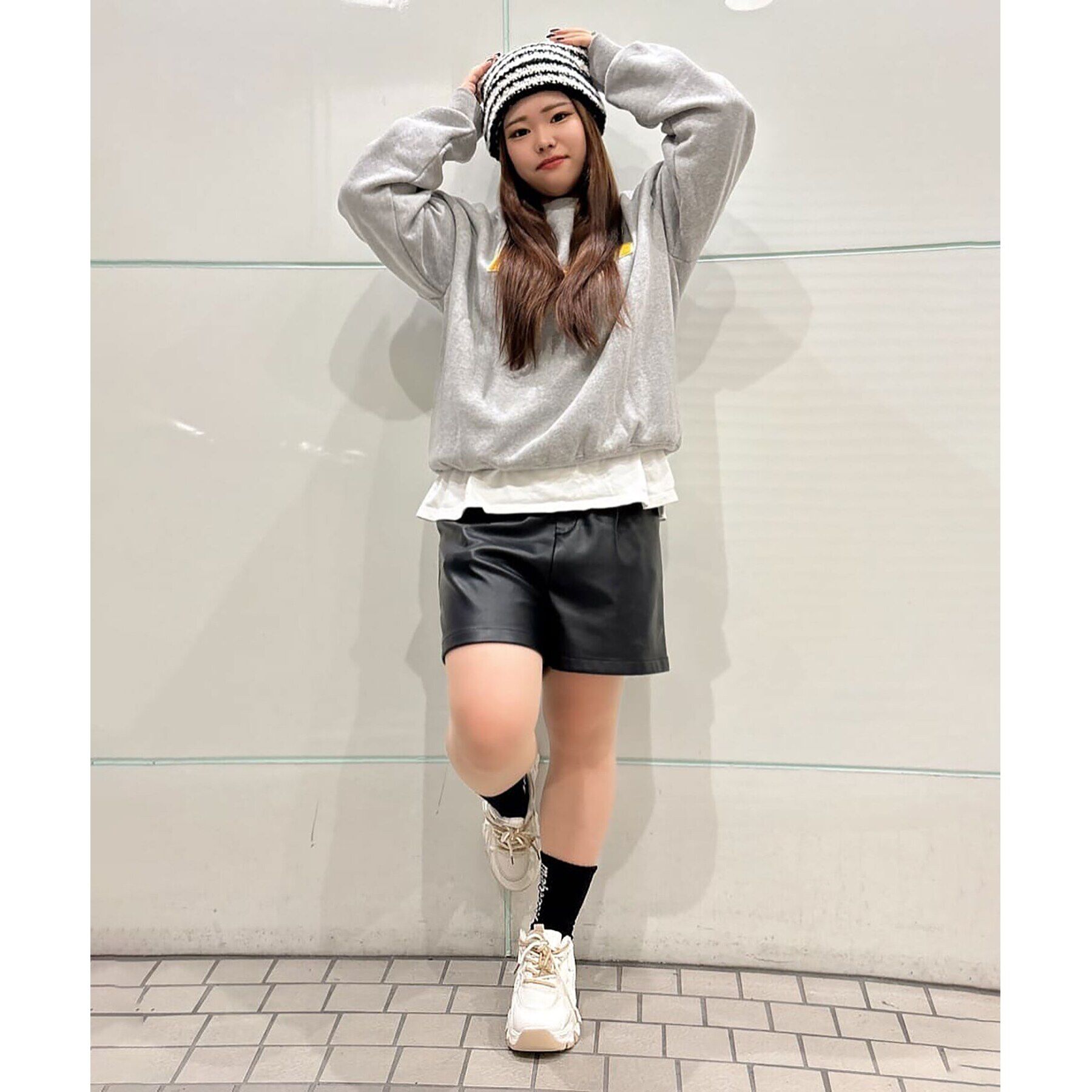 Grandedge「ネコミミニット帽」|ニット帽|