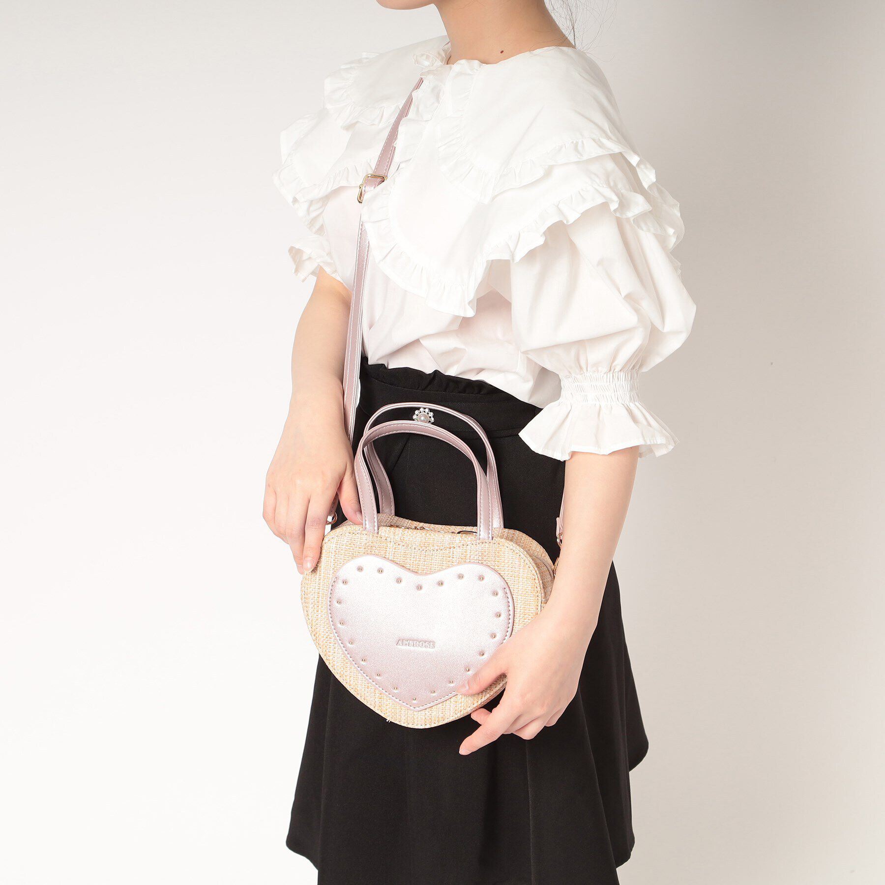 Ober Tashe「ハート型2WAYバッグ」|ショルダー・メッセンジャー|