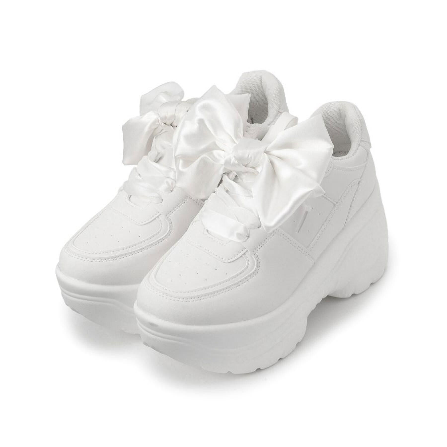 csT&P「厚底リボン取り外し可スニーカー」|スニーカー|