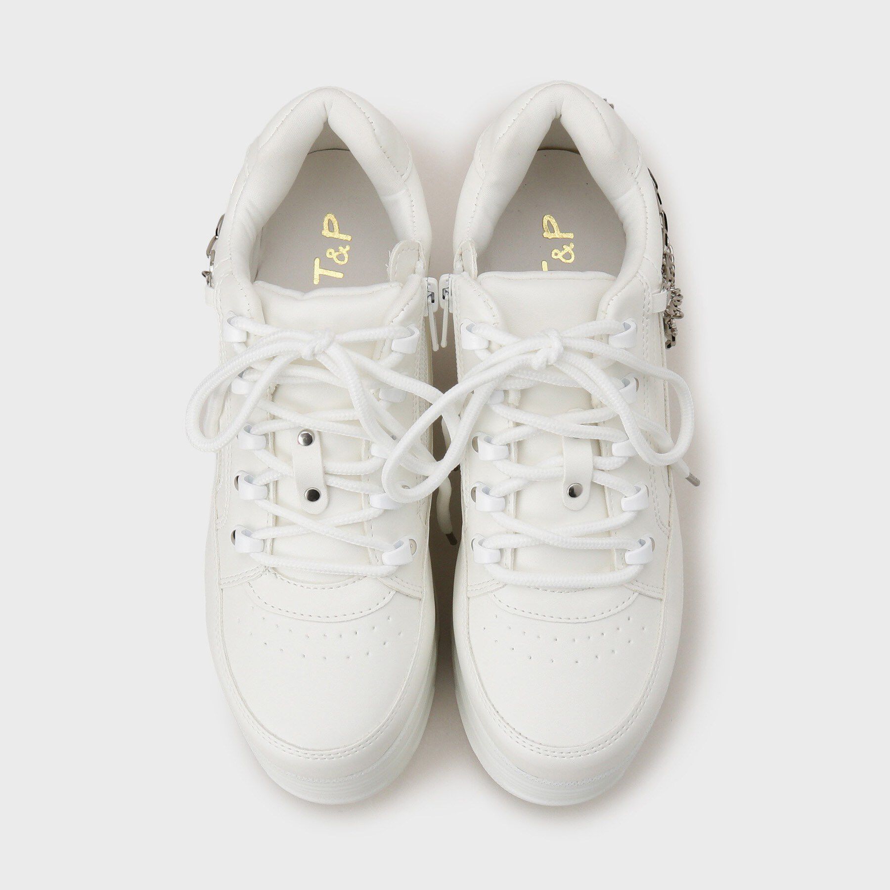 csT&P「十字架チェーン付き厚底スニーカー」|スニーカー|