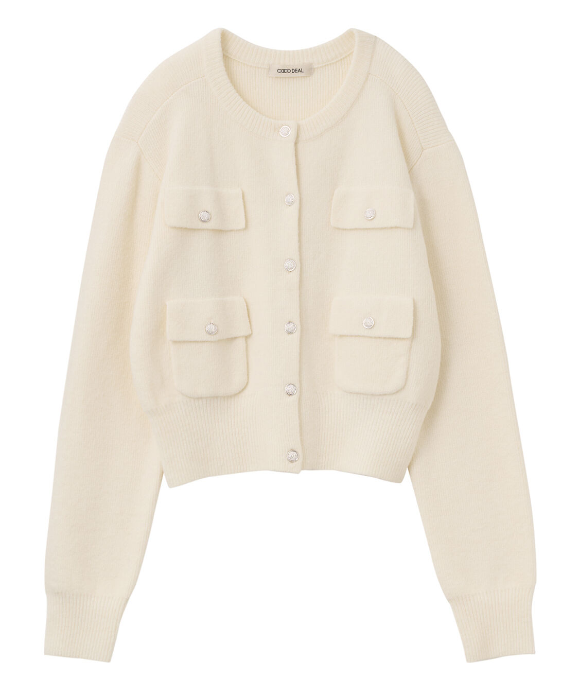COCO DEAL「ブークレ―ポケットカーディガン」|カーディガン|