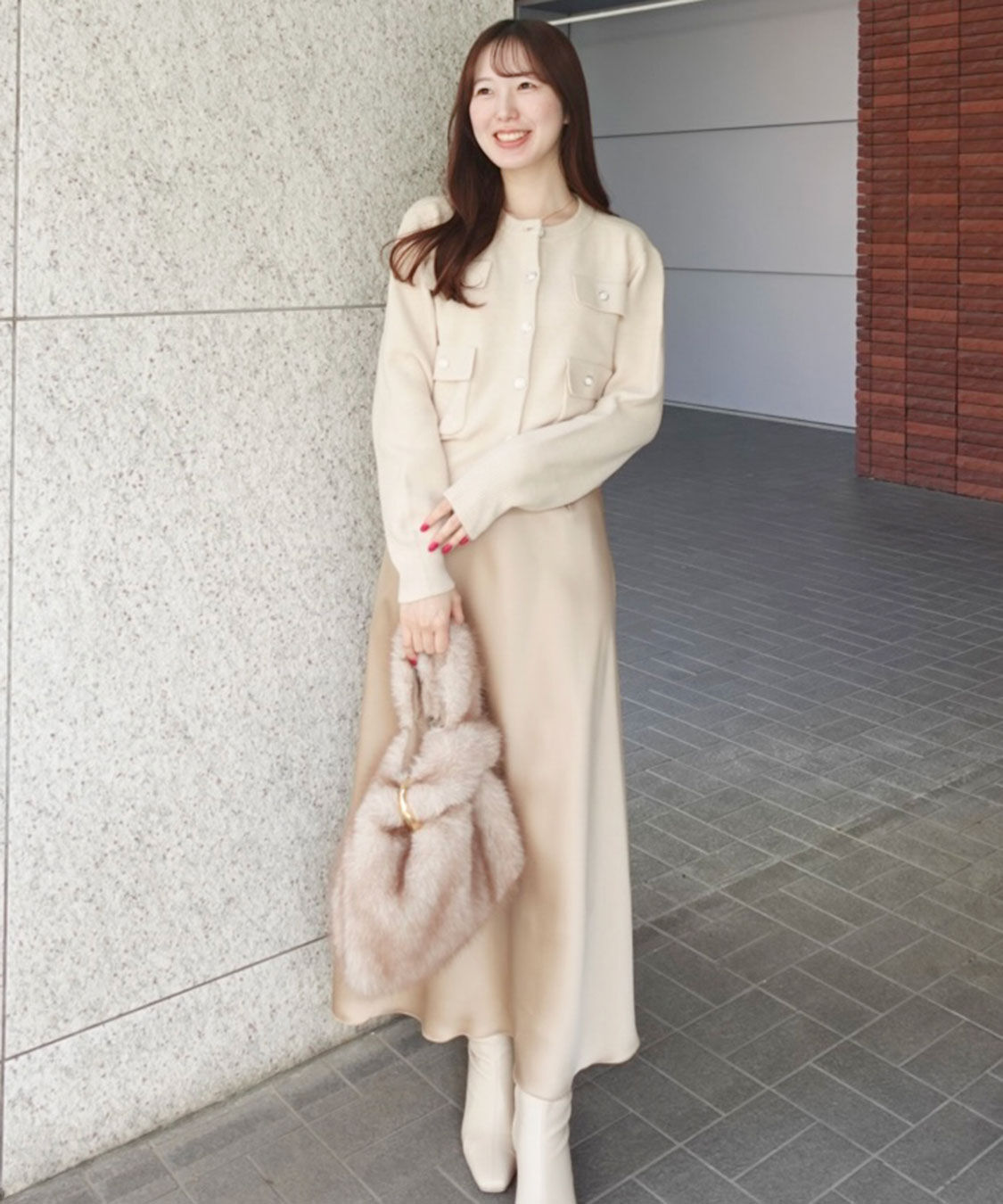 COCO DEAL「ブークレ―ポケットカーディガン」|カーディガン|