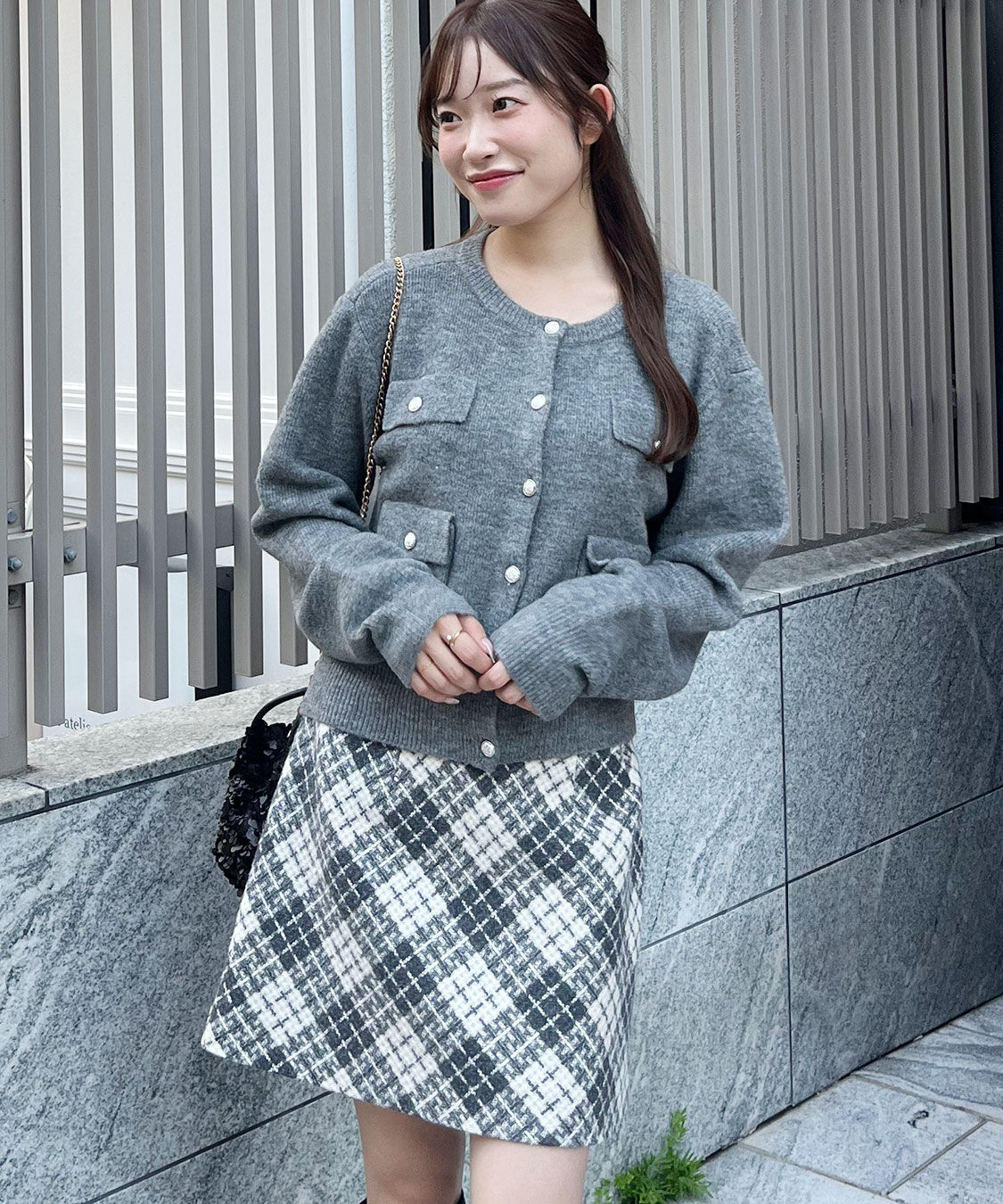 COCO DEAL「ブークレ―ポケットカーディガン」|カーディガン|