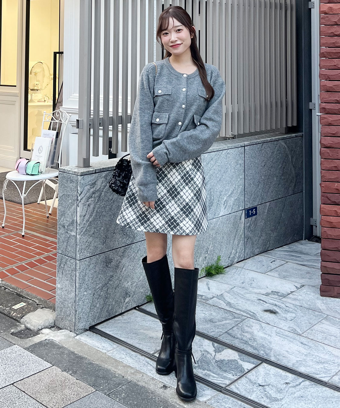 COCO DEAL「ブークレ―ポケットカーディガン」|カーディガン|