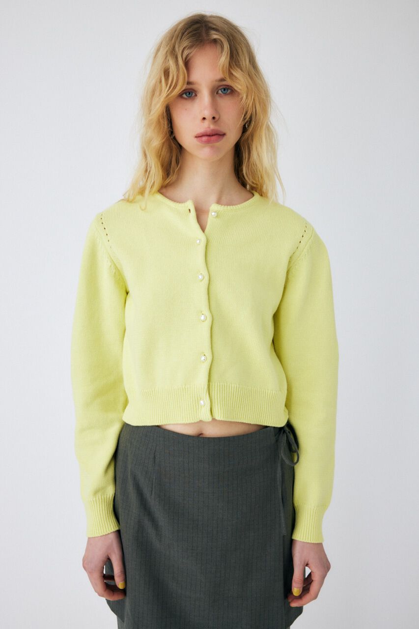 MOUSSY「FLORAL PRINTED KNIT カーディガン」|ニット・セーター|