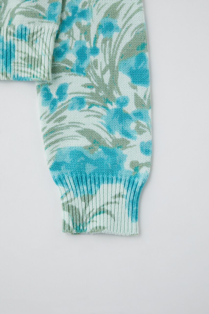 MOUSSY「FLORAL PRINTED KNIT カーディガン」|ニット・セーター|