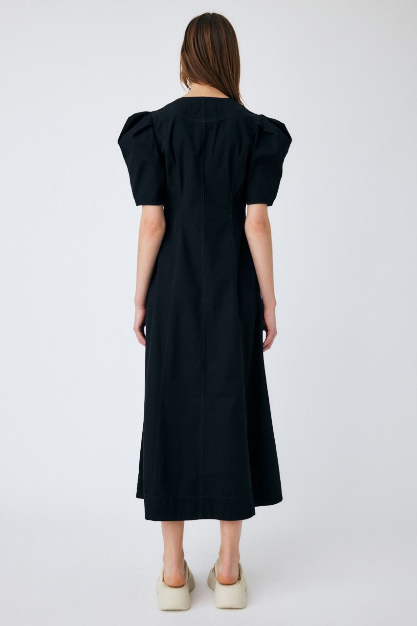 MOUSSY「TUCK SLEEVE FIT ドレス」|ワンピース|