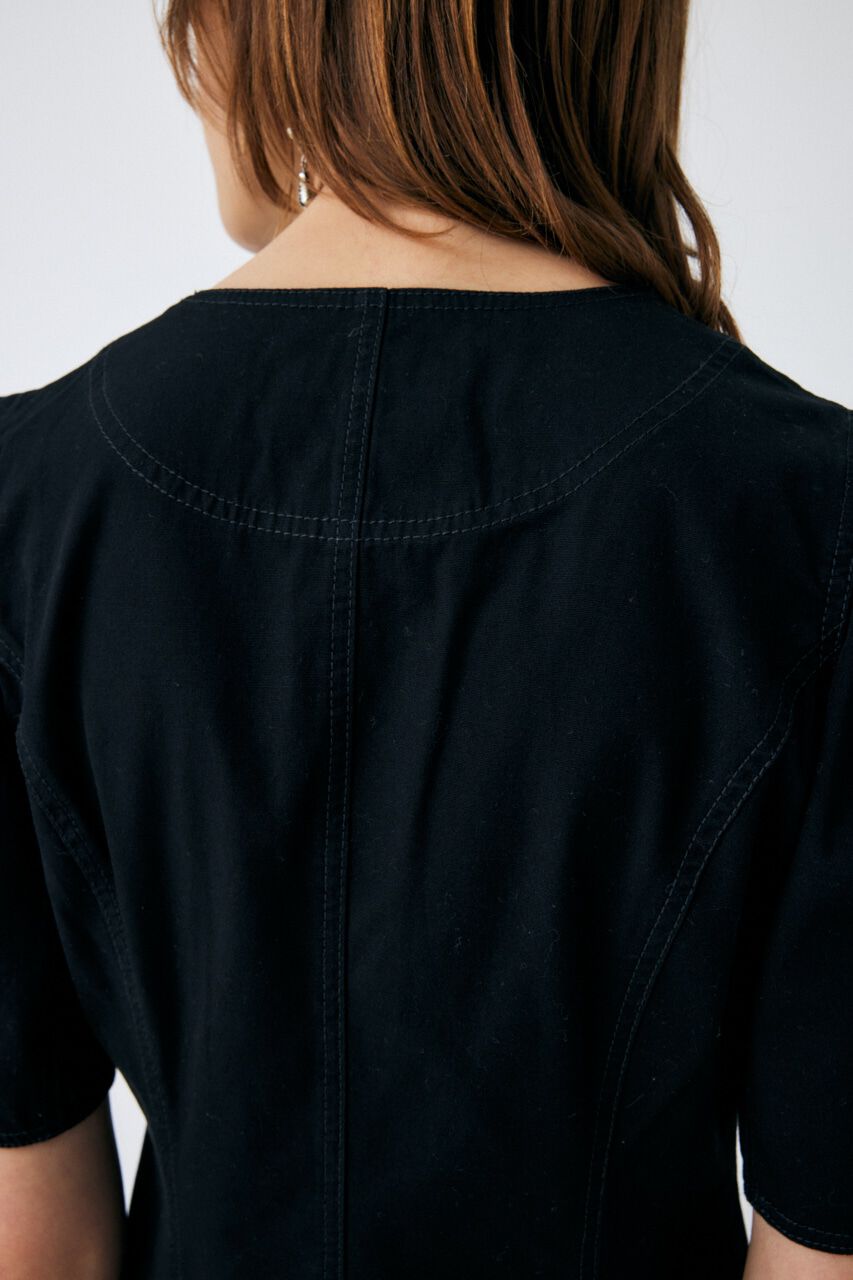 MOUSSY「TUCK SLEEVE FIT ドレス」|ワンピース|