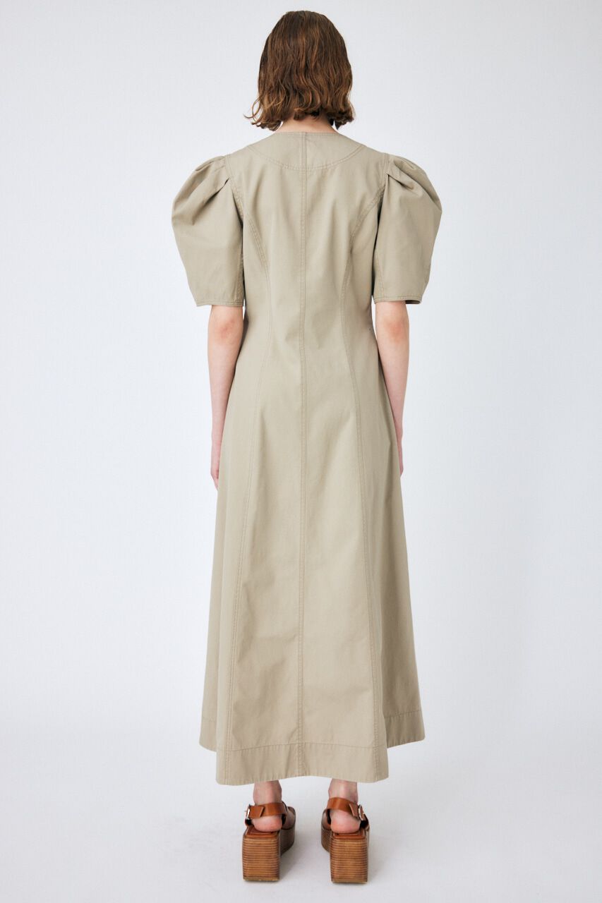 MOUSSY「TUCK SLEEVE FIT ドレス」|ワンピース|