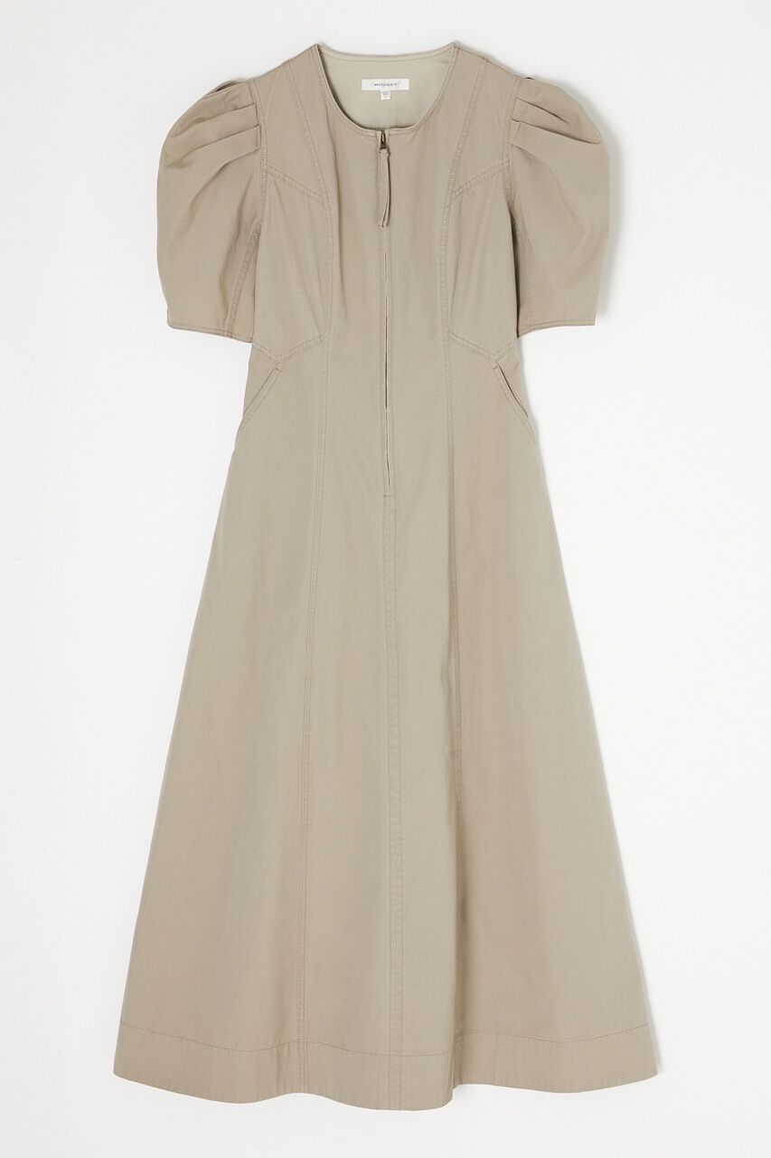 MOUSSY「TUCK SLEEVE FIT ドレス」|ワンピース|
