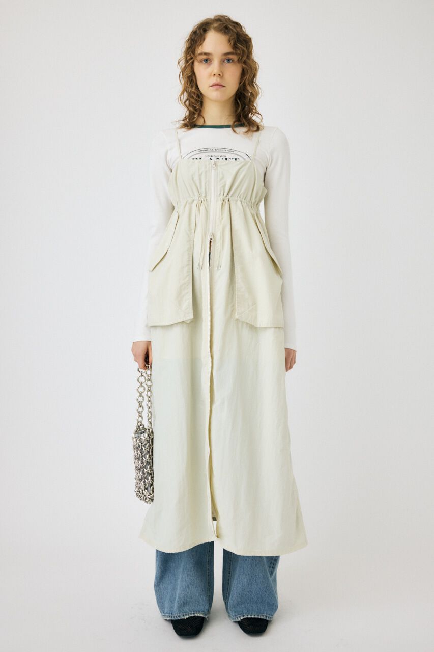 MOUSSY「MILITARY CAMI ドレス」|ワンピース|