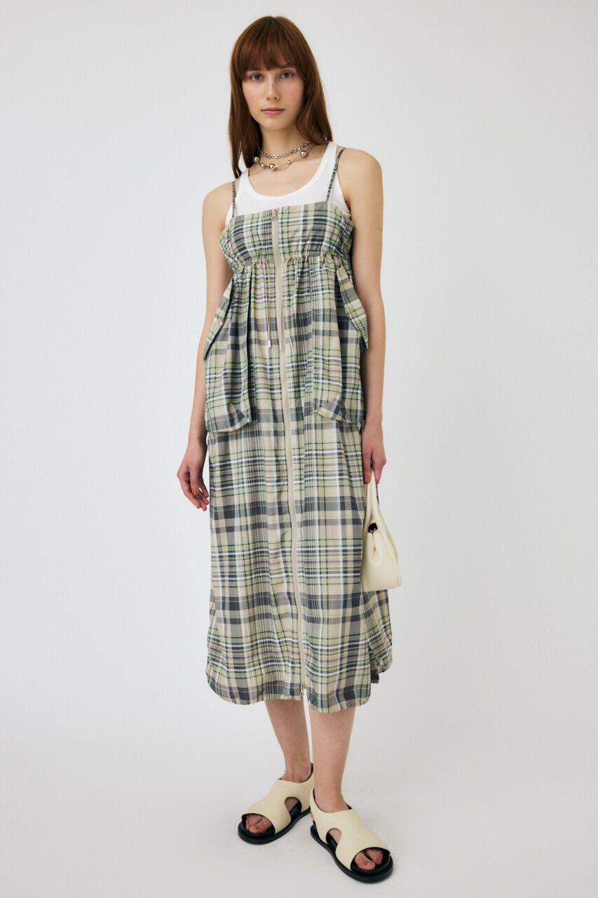 MOUSSY「MILITARY CAMI ドレス」|ワンピース|柄BEG5