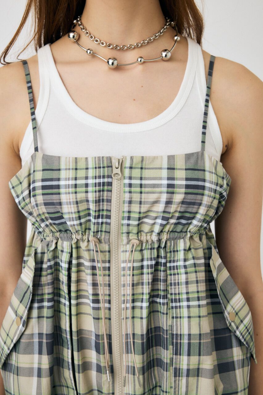 MOUSSY「MILITARY CAMI ドレス」|ワンピース|