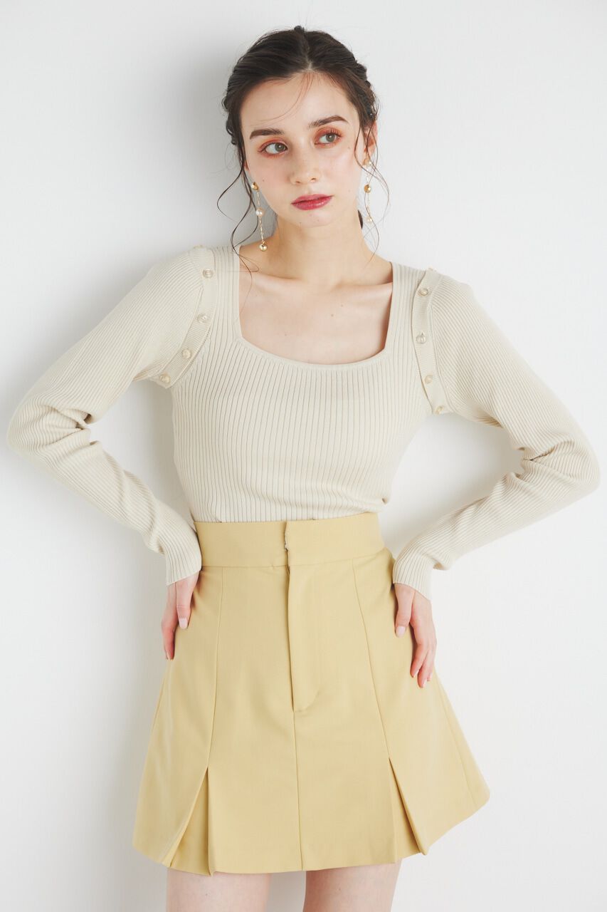 rienda「3WAYショルダーニットTOP」|ニット・セーター|