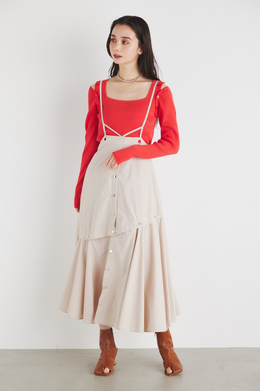 rienda「3WAYショルダーニットTOP」|ニット・セーター|