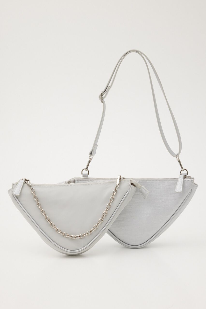 rienda「異素材コンビトライアングルBAG」|その他|